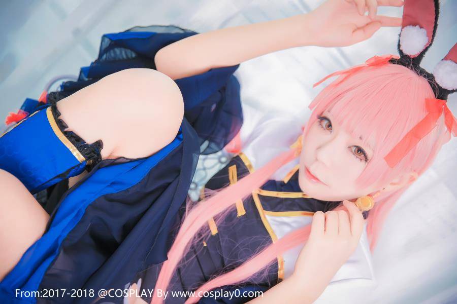 Cosplay福利/奇迹暖暖可爱萌妹子兽耳萝莉玉兔Cosplay图片