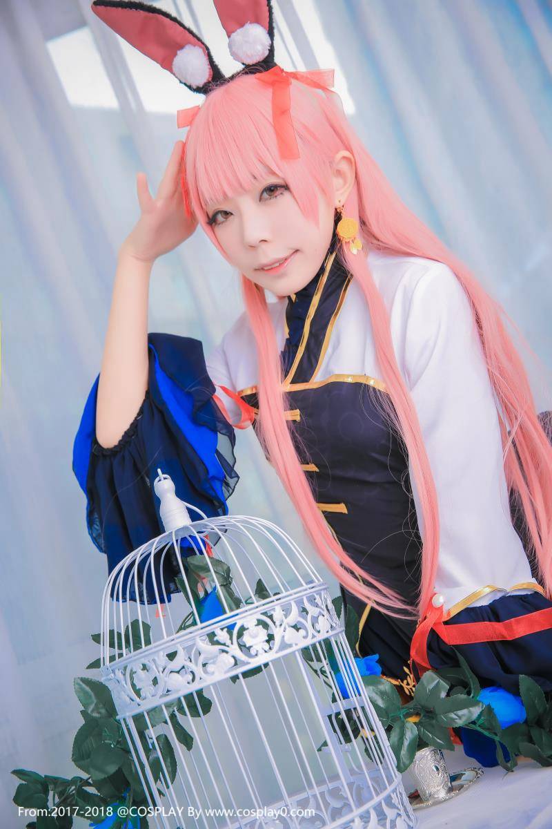 Cosplay福利/奇迹暖暖可爱萌妹子兽耳萝莉玉兔Cosplay图片