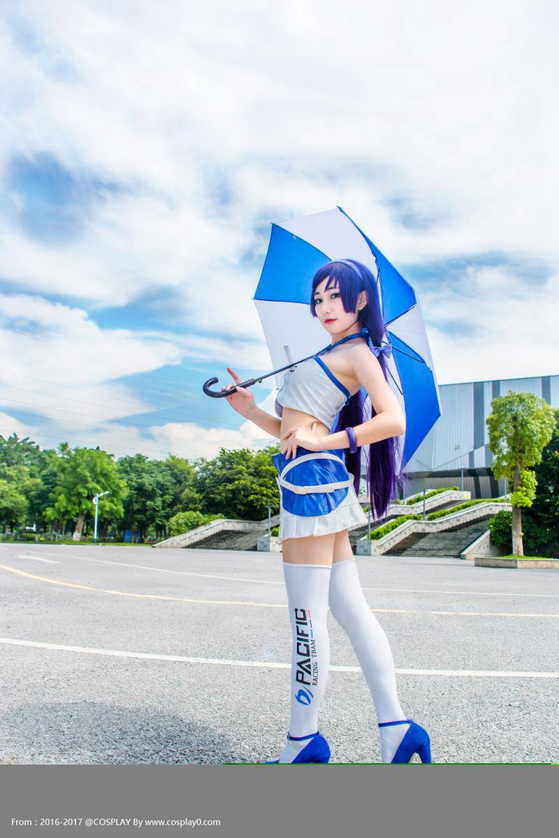 Cosplay福利/赛车美女东条希白丝胖次Cosplay福利图