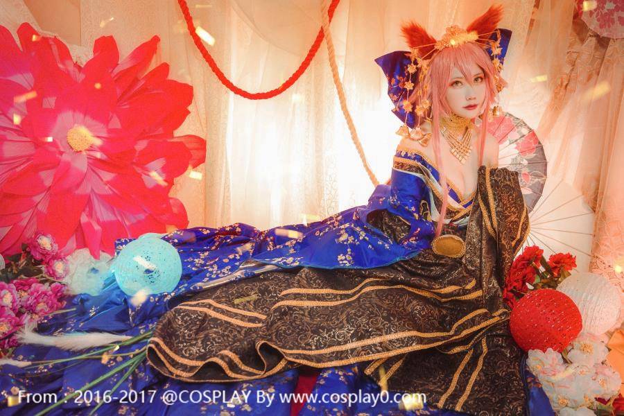 Cosplay福利/风色夭夭Cos玉藻前美女丝袜美腿宅男福利