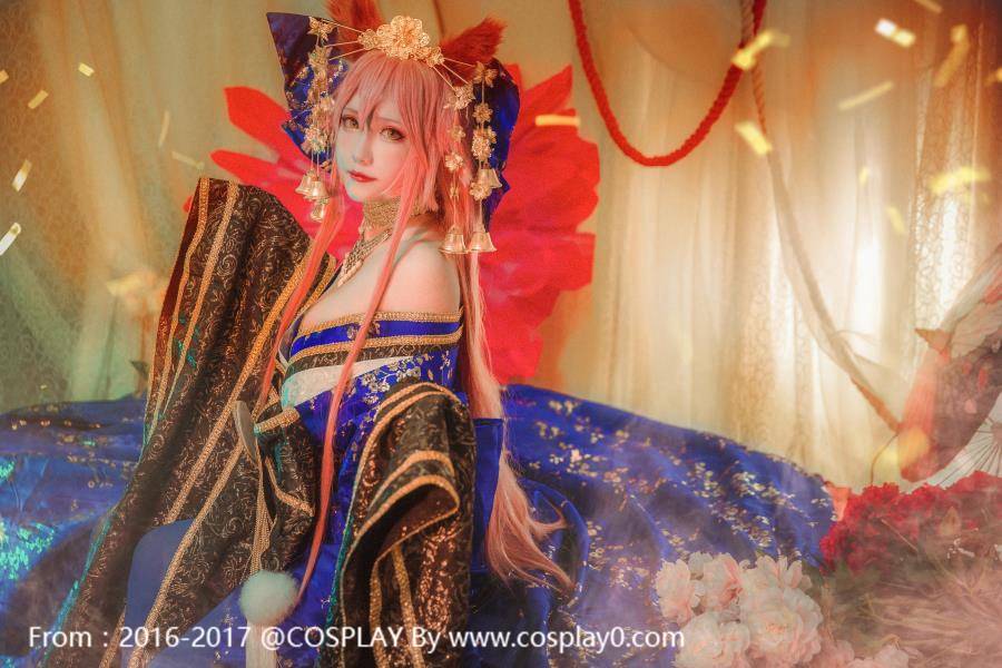 Cosplay福利/风色夭夭Cos玉藻前美女丝袜美腿宅男福利