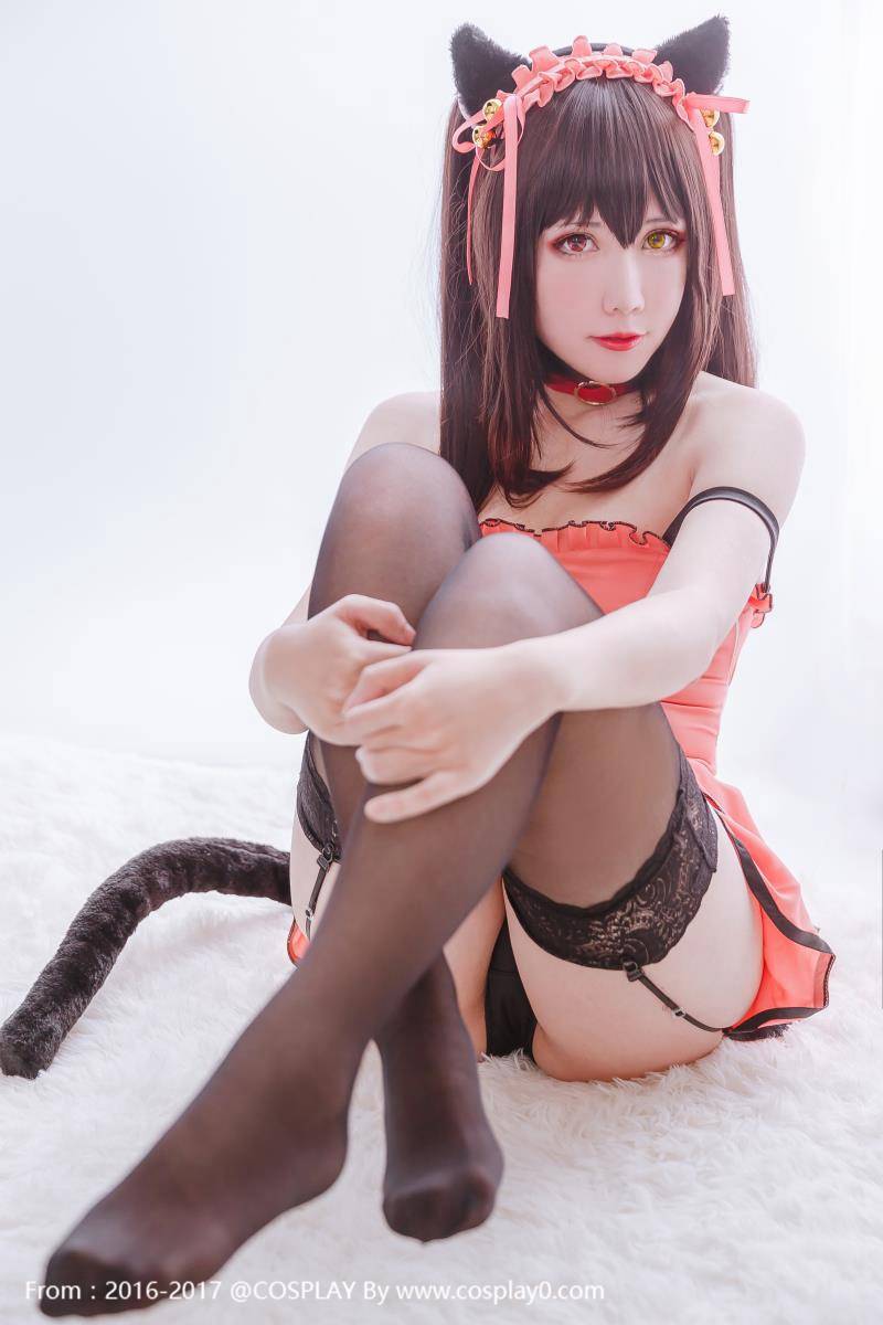 Cosplay福利/风色夭夭无圣光Cosplay时崎狂三黑丝宅男福利