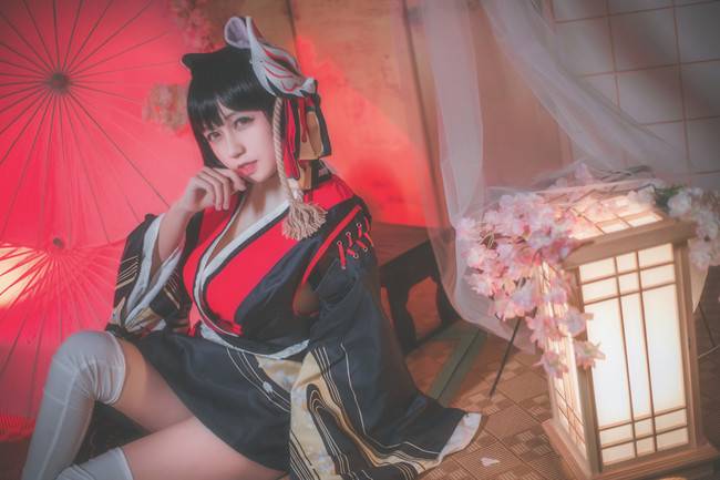 Cosplay福利/白丝绝对领域少女 碧蓝航线 山城COSPLAY美图欣赏