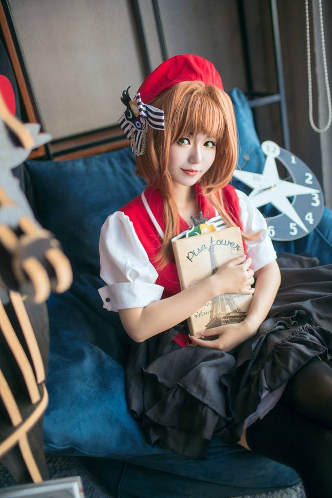 Cosplay福利/黑丝绝对领域少女 魔卡少女樱 木之本樱COSPLAY