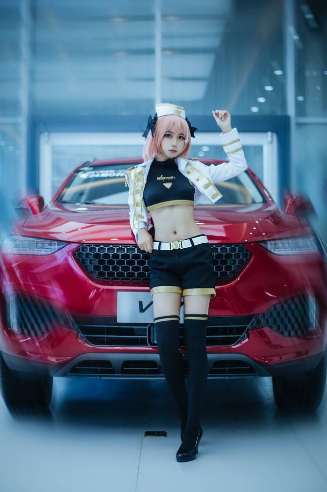 Cosplay福利/黑丝绝对领域赛车少女 Fate/Grand Order 阿福COSPLAY