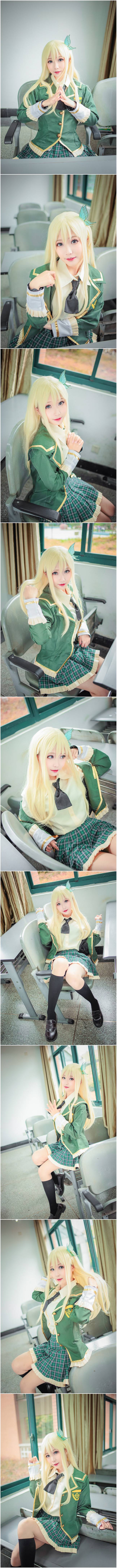 Cosplay福利/黑丝绝对领域制服少女 我的朋友很少 柏崎星奈COSPLAY