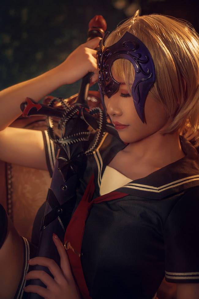 Cosplay福利/黑丝绝对领域制服少女 Fate/Grand Order贞德