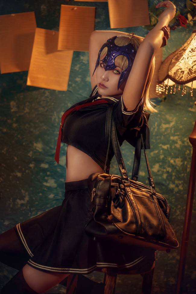 Cosplay福利/黑丝绝对领域制服少女 Fate/Grand Order贞德