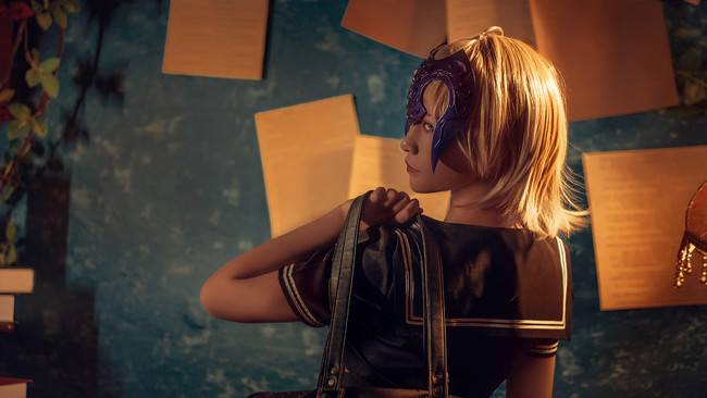 Cosplay福利/黑丝绝对领域制服少女 Fate/Grand Order贞德