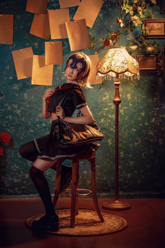 Cosplay福利/黑丝绝对领域制服少女 Fate/Grand Order贞德