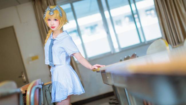 Cosplay福利/黑丝绝对领域制服少女 Fate/Grand Order贞德COSPLAY