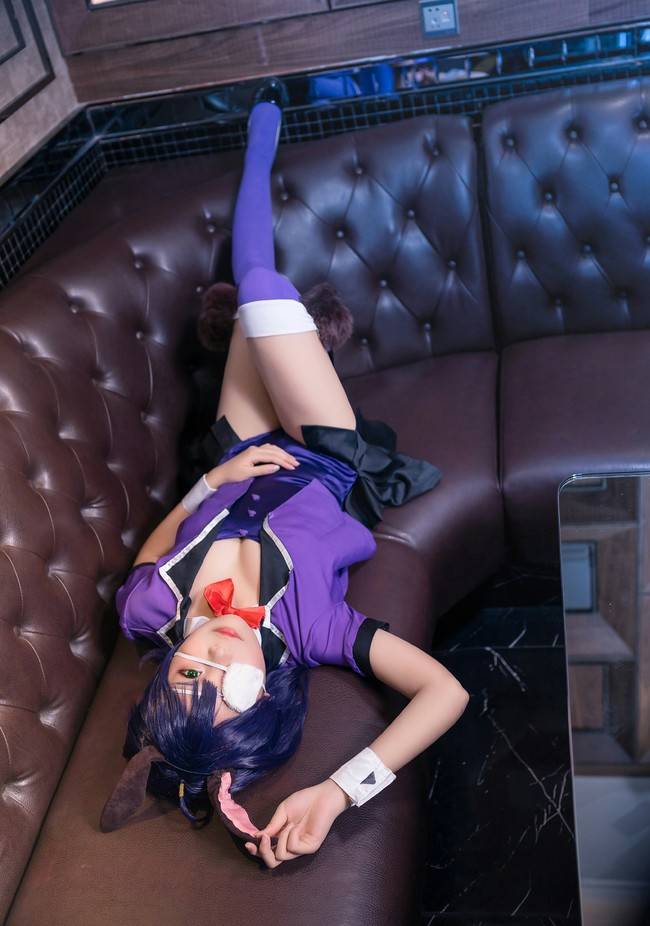 Cosplay福利/蓝丝绝对领域少女 中二病也要谈恋爱 小鸟游六花COSPLAY