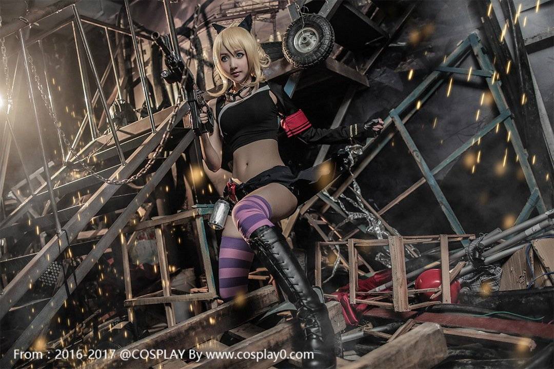 Cosplay福利/战场双马尾克林薇儿Cosplay性感美女福利图片