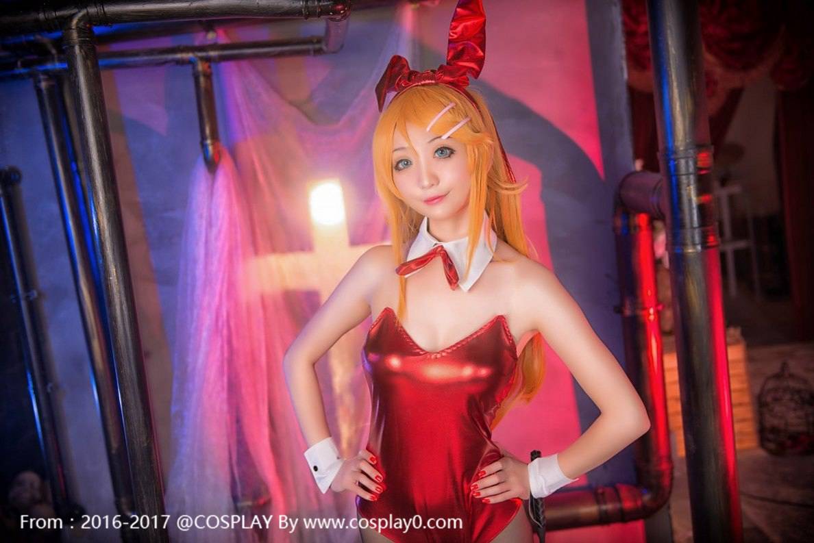 Cosplay福利/姐妹花兔女郎黑丝Cosplay腿玩年福利