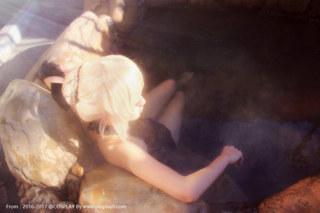 Cosplay福利/Fate黑化间桐樱美女湿身Cosplay