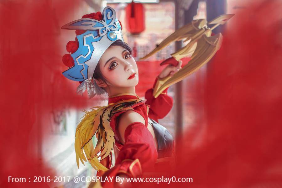 Cosplay福利/一枝骨头Cosplay 王者荣耀虞姬 古风御姐福利