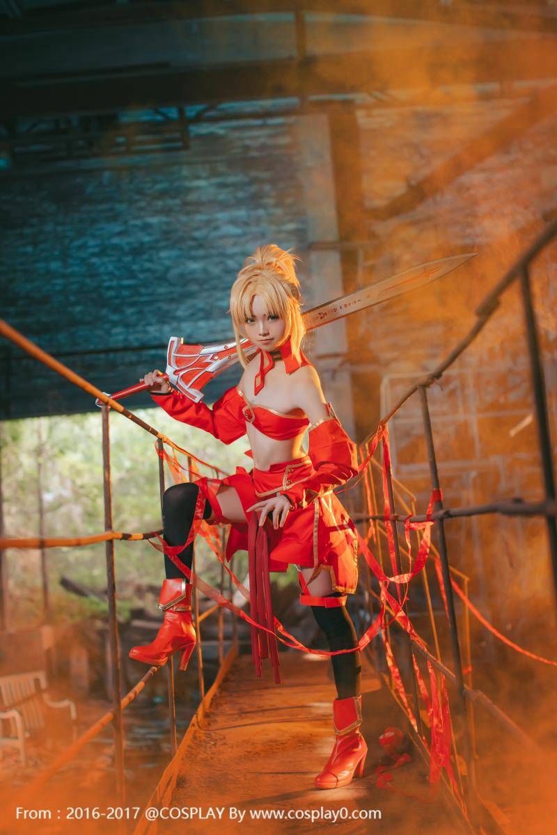 Cosplay福利/Kitaro_绮太郎fate莫德雷德Cosplay