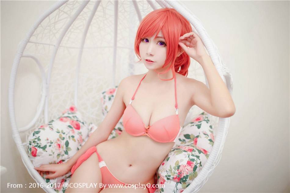 Cosplay福利/西木野真姬粉色内衣Cosplay