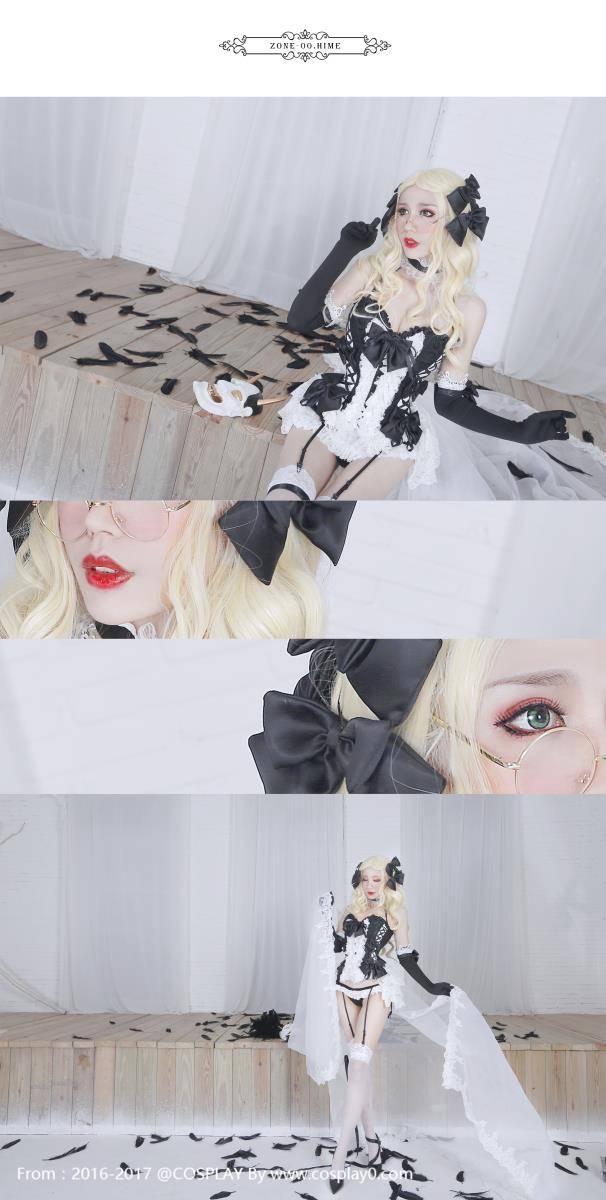 Cosplay福利/零之地带白百合姬御姐白丝Cosplay本子福利