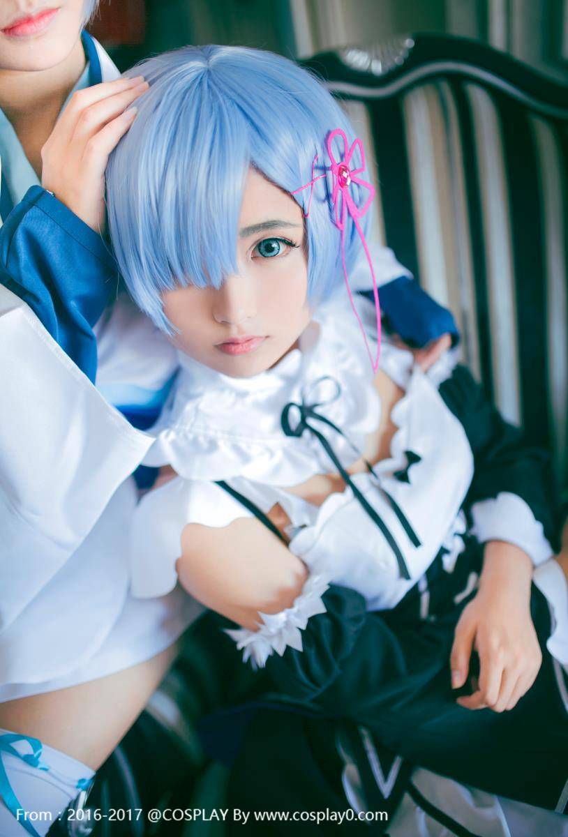 Cosplay福利/雷姆萝莉白丝Cosplay