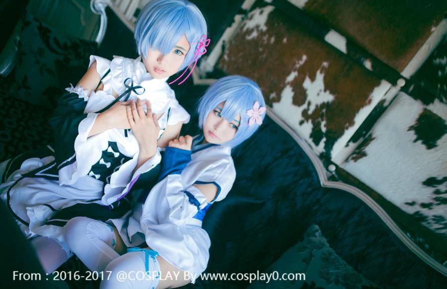 Cosplay福利/雷姆萝莉白丝Cosplay