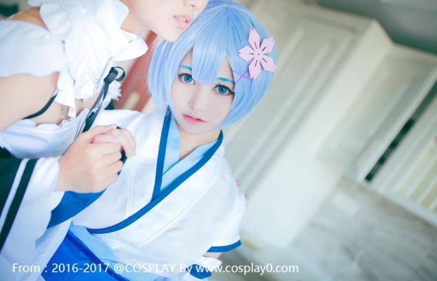 Cosplay福利/雷姆萝莉白丝Cosplay