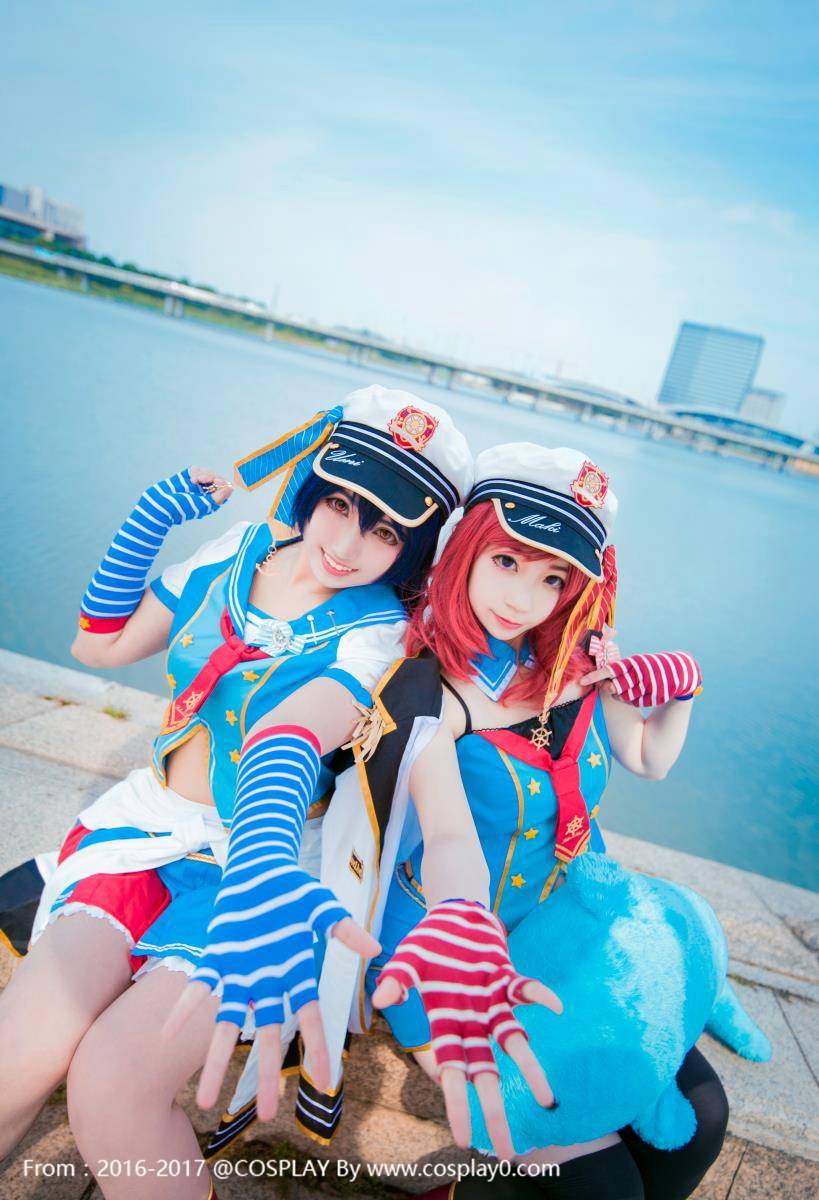 Cosplay福利/萝莉百合园田海未西木野真姬Cosplay