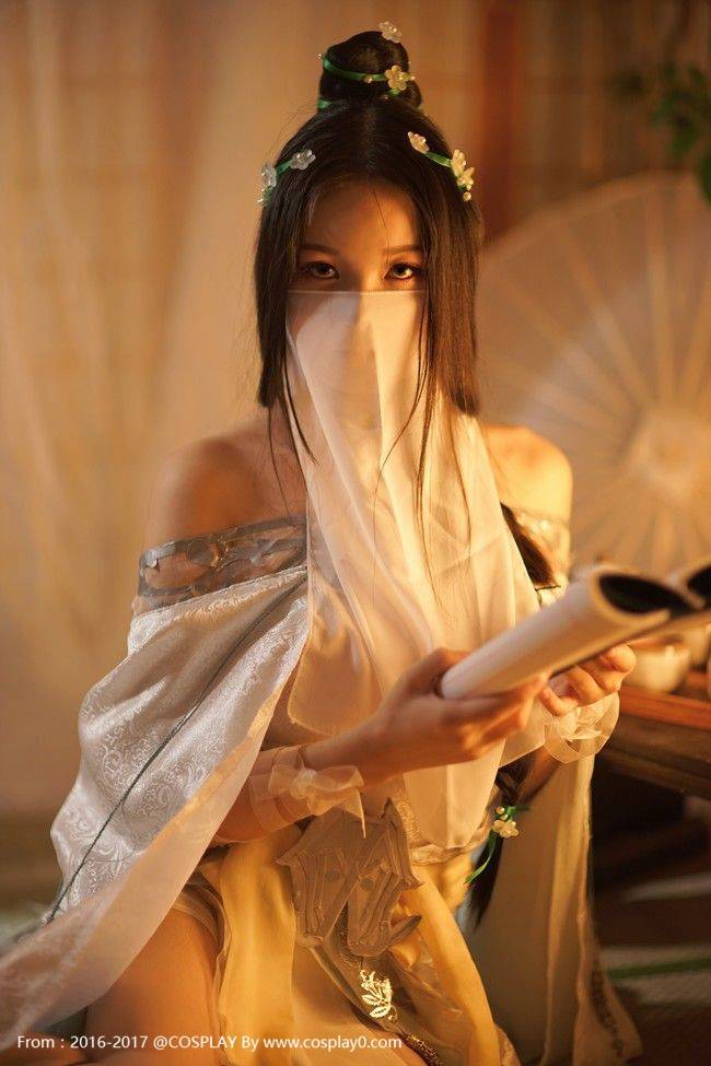 Cosplay福利/古风御姐 天涯明月刀心王听风Cosplay