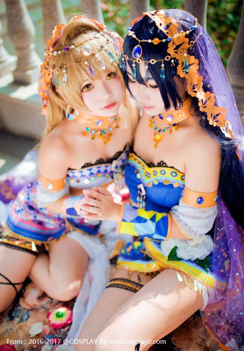 Cosplay福利/Love Live!园田海未南小鸟百合姐妹花腿控Cosplay番号