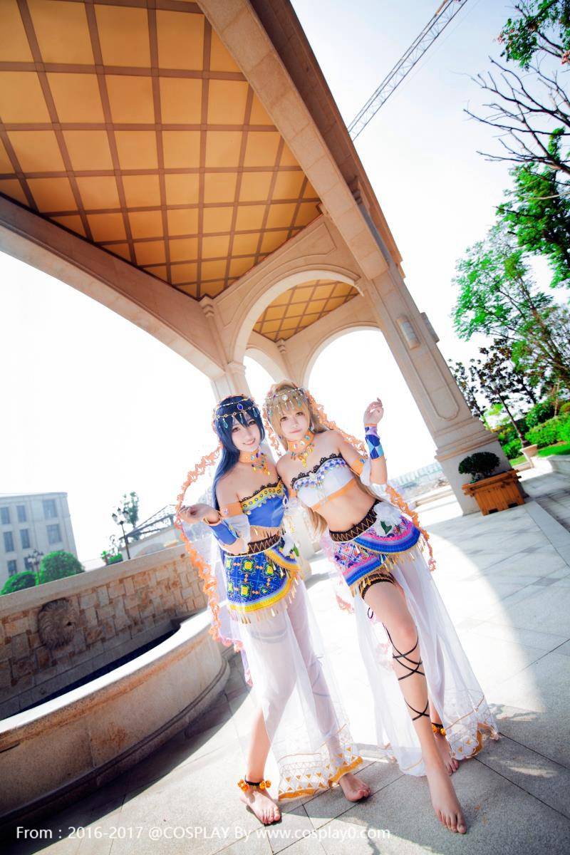 Cosplay福利/Love Live!园田海未南小鸟百合姐妹花腿控Cosplay番号