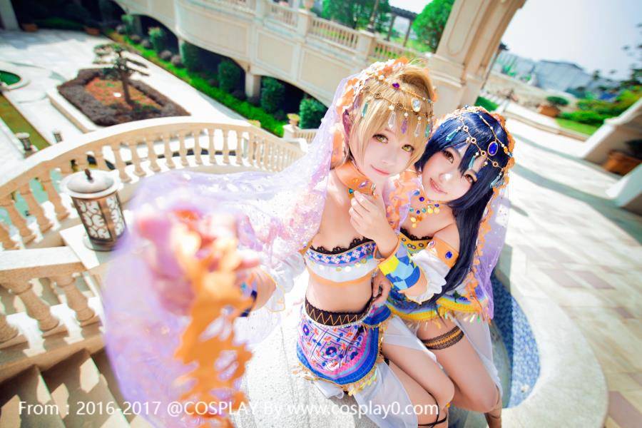 Cosplay福利/Love Live!园田海未南小鸟百合姐妹花腿控Cosplay番号