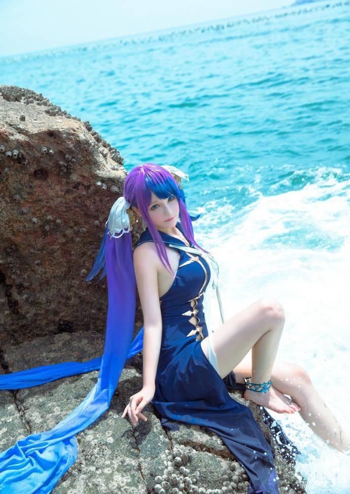 Cosplay福利/千夜未来人鱼姬足控福利Cosplay写真