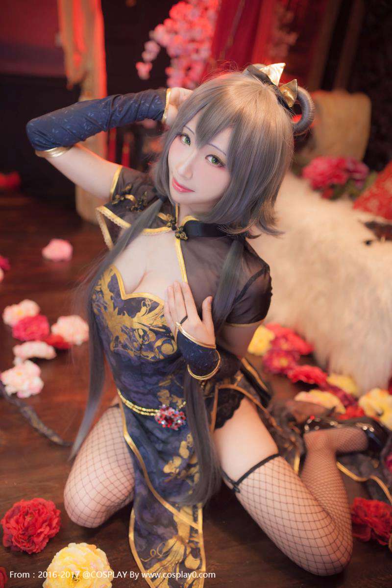 Cosplay福利/性感美女蔡雨波旗袍金丝雀洛天依cosplay写真福利