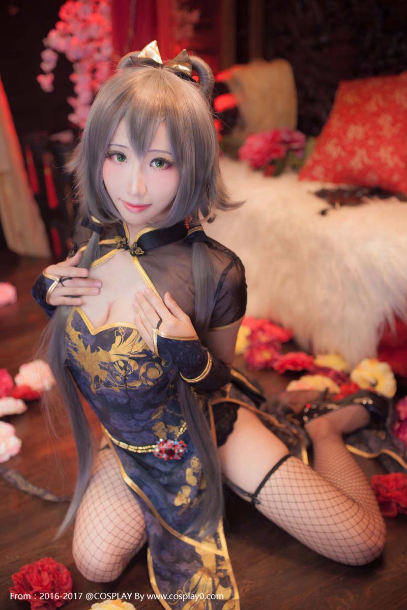 Cosplay福利/性感美女蔡雨波旗袍金丝雀洛天依cosplay写真福利