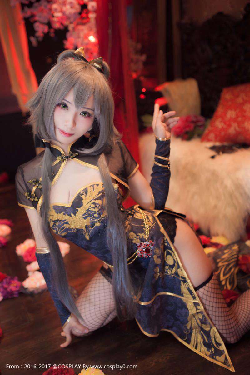 Cosplay福利/性感美女蔡雨波旗袍金丝雀洛天依cosplay写真福利