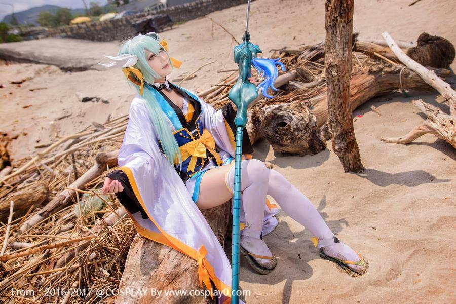 Cosplay福利/Nasu茄儿Fate清姬白丝胖次Cosplay福利图片