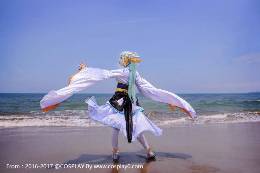 Cosplay福利/Nasu茄儿Fate清姬白丝胖次Cosplay福利图片