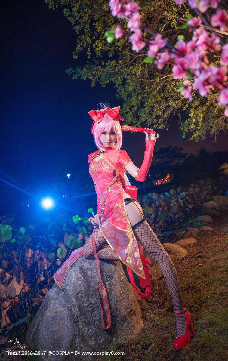 Cosplay福利/VOCALOID巡音露卡金丝雀御姐黑丝Cosplay美女