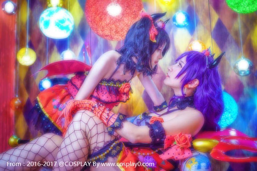 Cosplay福利/Coser雪瞳东条希网袜足控极度诱惑Cosplay福利