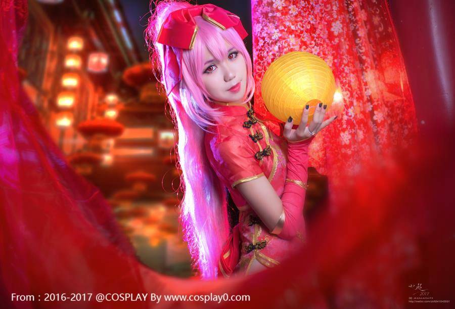 Cosplay福利/VOCALOID巡音露卡金丝雀御姐黑丝Cosplay美女
