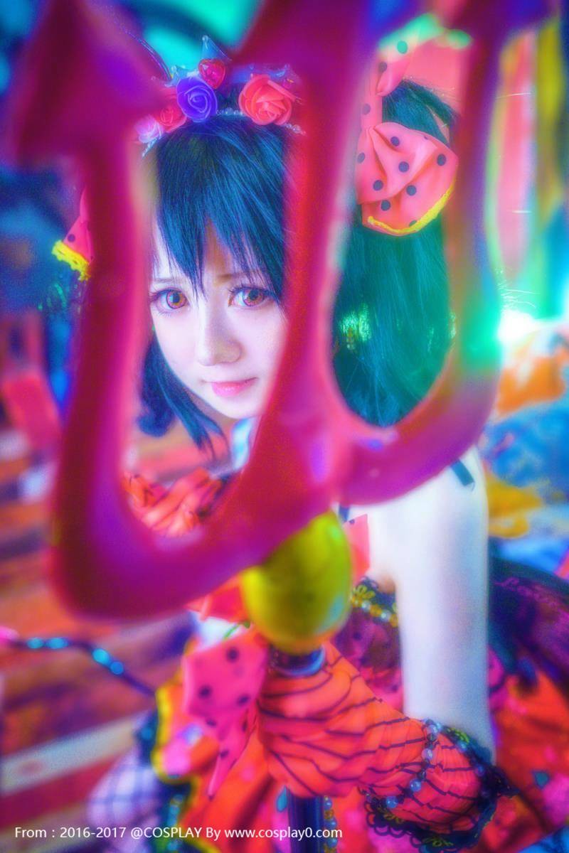 Cosplay福利/Coser雪瞳东条希网袜足控极度诱惑Cosplay福利