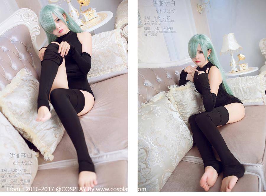 Cosplay福利/COSER小野妹子w伊丽莎白腿玩年Cosplay福利