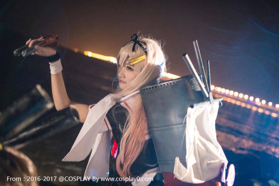 Cosplay福利/百合欧皇子舰娘时雨jk制服Cosplay诱惑图片