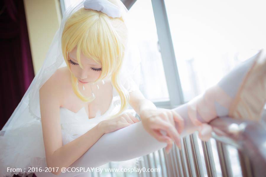 Cosplay福利/Coser青青子Cos天鹅湖绚濑绘里白丝腿控福利