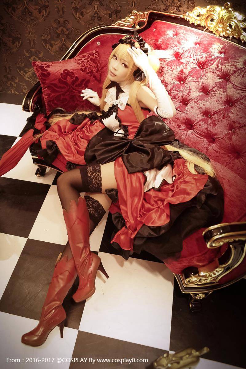 Cosplay福利/ElyEE子双马尾女仆装Cos 妮莉丝黑丝福利