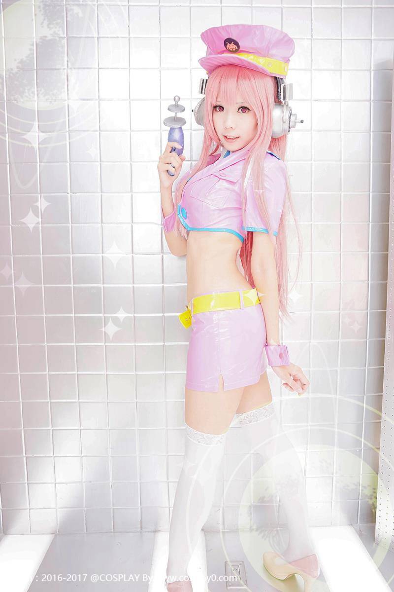 Cosplay福利/巨乳美女ElyEE子超级索尼子Cos白丝福利图片