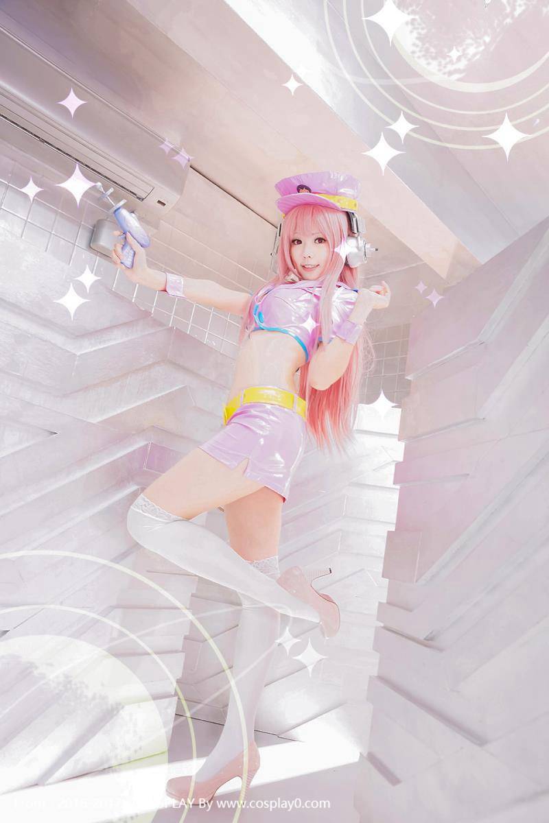 Cosplay福利/巨乳美女ElyEE子超级索尼子Cos白丝福利图片