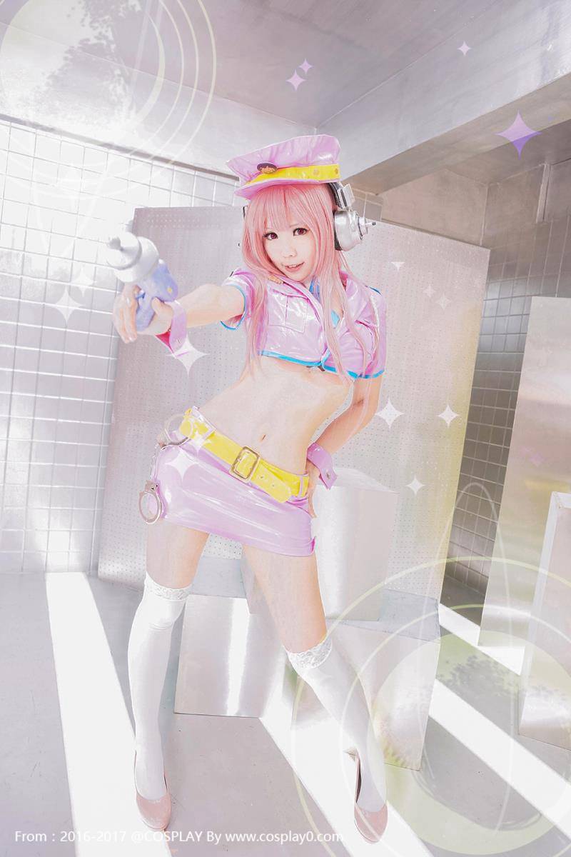 Cosplay福利/巨乳美女ElyEE子超级索尼子Cos白丝福利图片