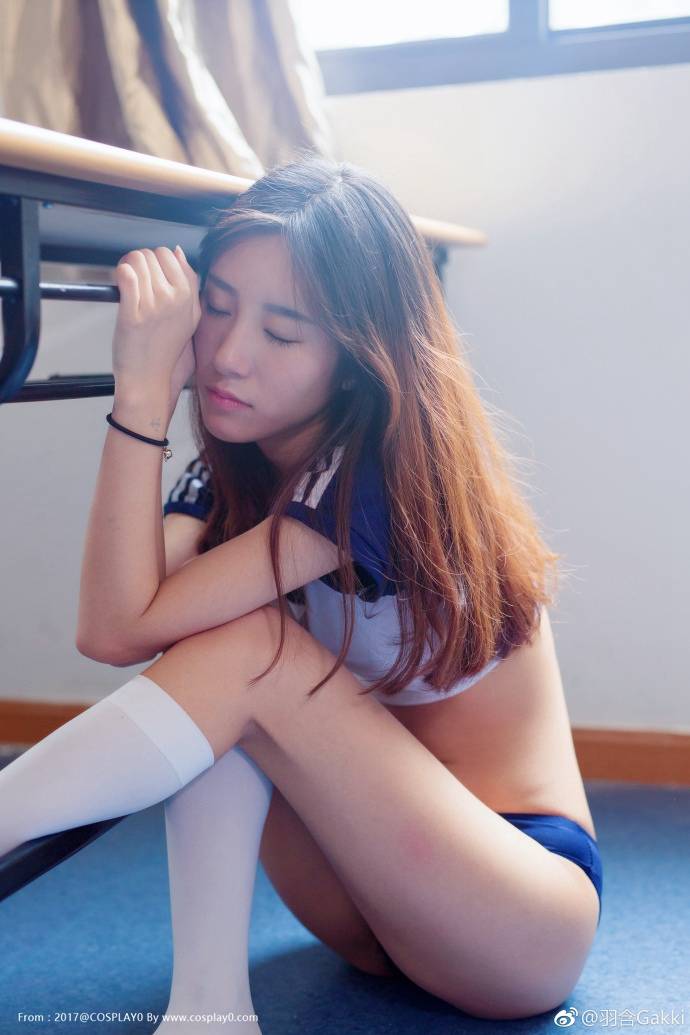 Cosplay福利/微博红人Coser 羽含Gakki 死库水白丝