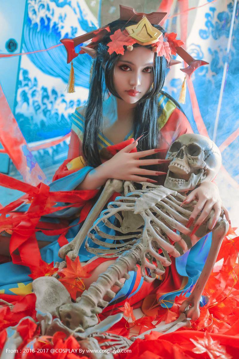 Cosplay福利/古风御姐阴阳师鬼女红叶Cosplay福利图